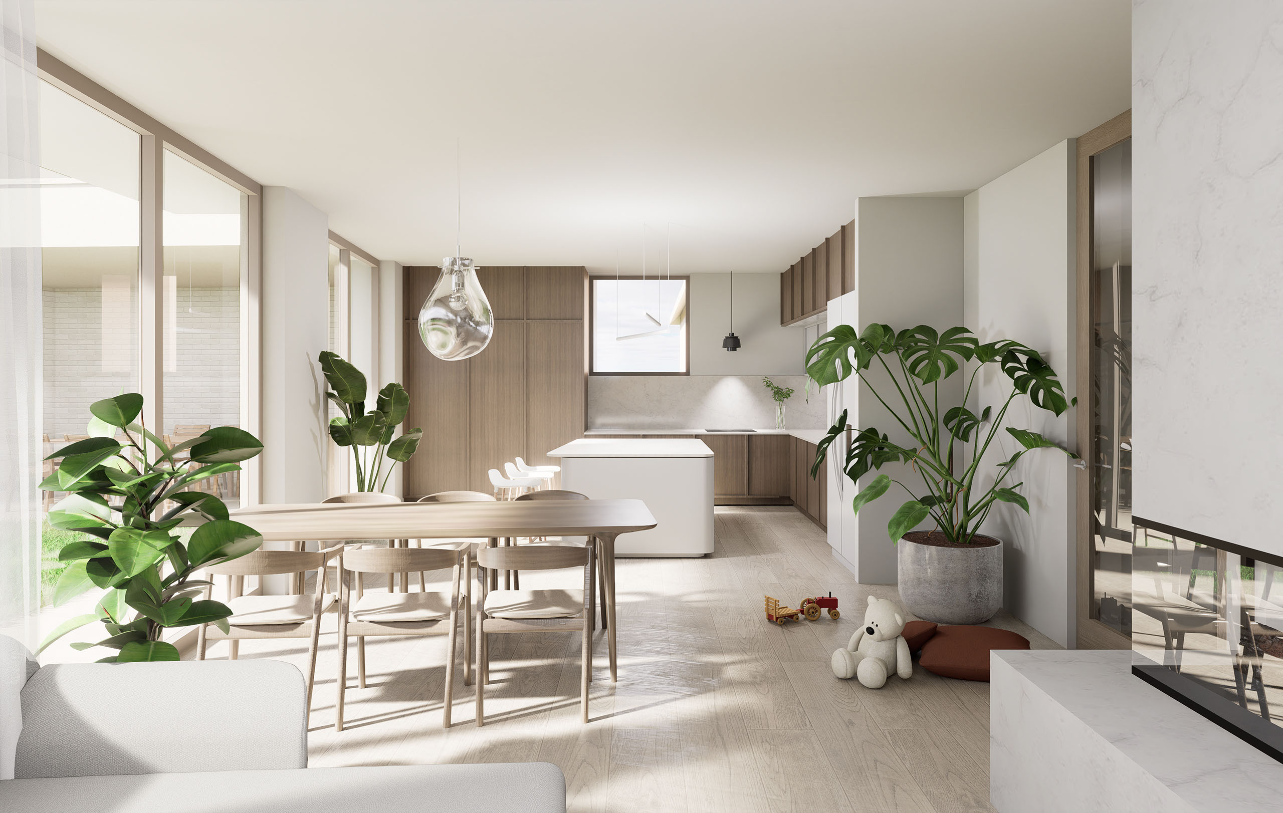 vizualizace kuchyně